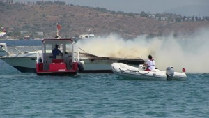 Bodrum-tekne yangını-camel beach
