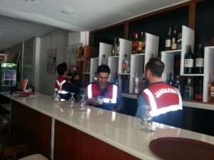Bodrum-kaçak içki denetimi
