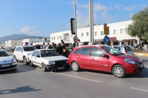 Bodrum-Konacık-zincirleme kaza