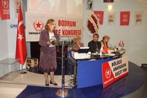 Bodrum-Vatan Partisi Genel Başkan Yardımcısı Şule Perinçek