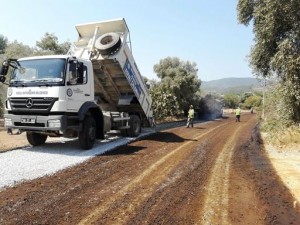 bodrumda yol çalışmaları sürüyor (10)