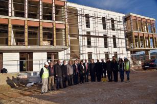 TEKNOPARK İNŞAATINI YERİNDE İNCELEDİ…
