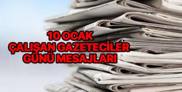 PROTOKOLDEN GAZETECİLER GÜNÜ MESAJLARI…