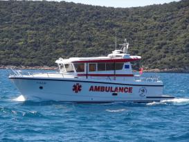 DENİZ AMBULANSINA ÖNEMLİ DESTEK