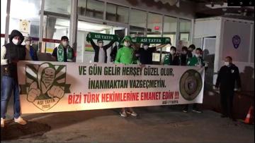 ASİ TAYFA’DAN SAĞLIK ÇALIŞANLARINA SÜRPRİZ