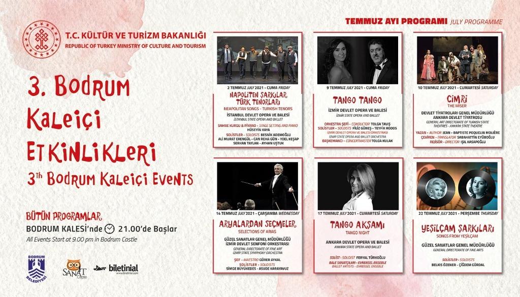 3. Bodrum Kaleiçi Etkinlikleri Başlıyor