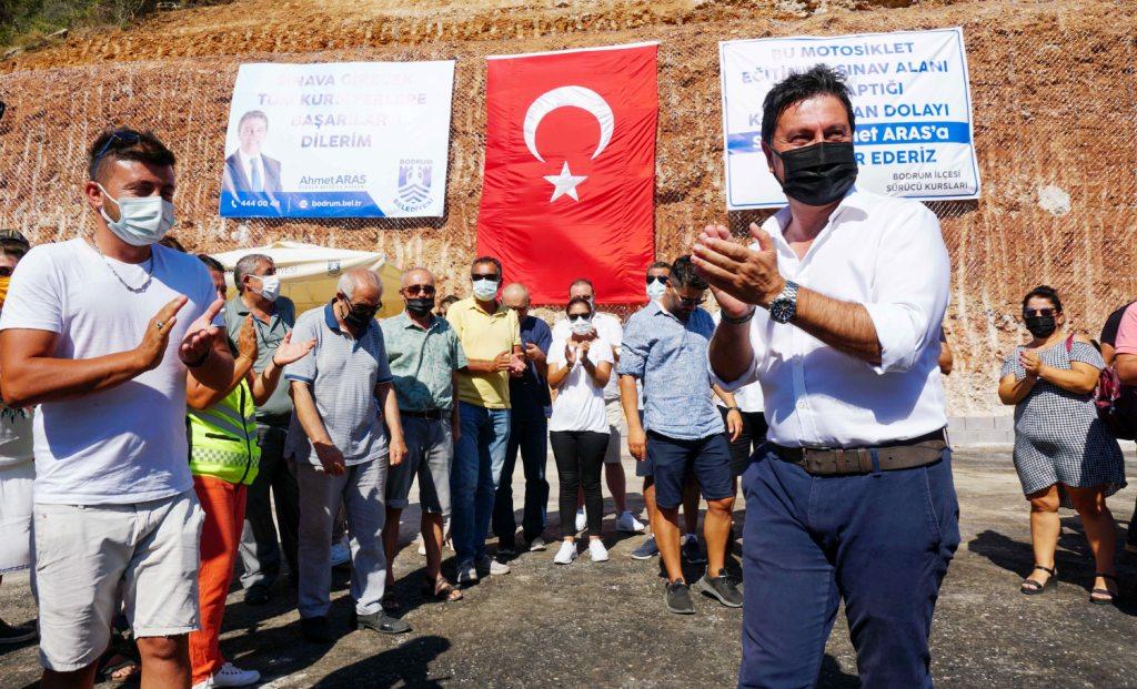Motosiklet Eğitim ve Sınav Alanı Hizmete Girdi