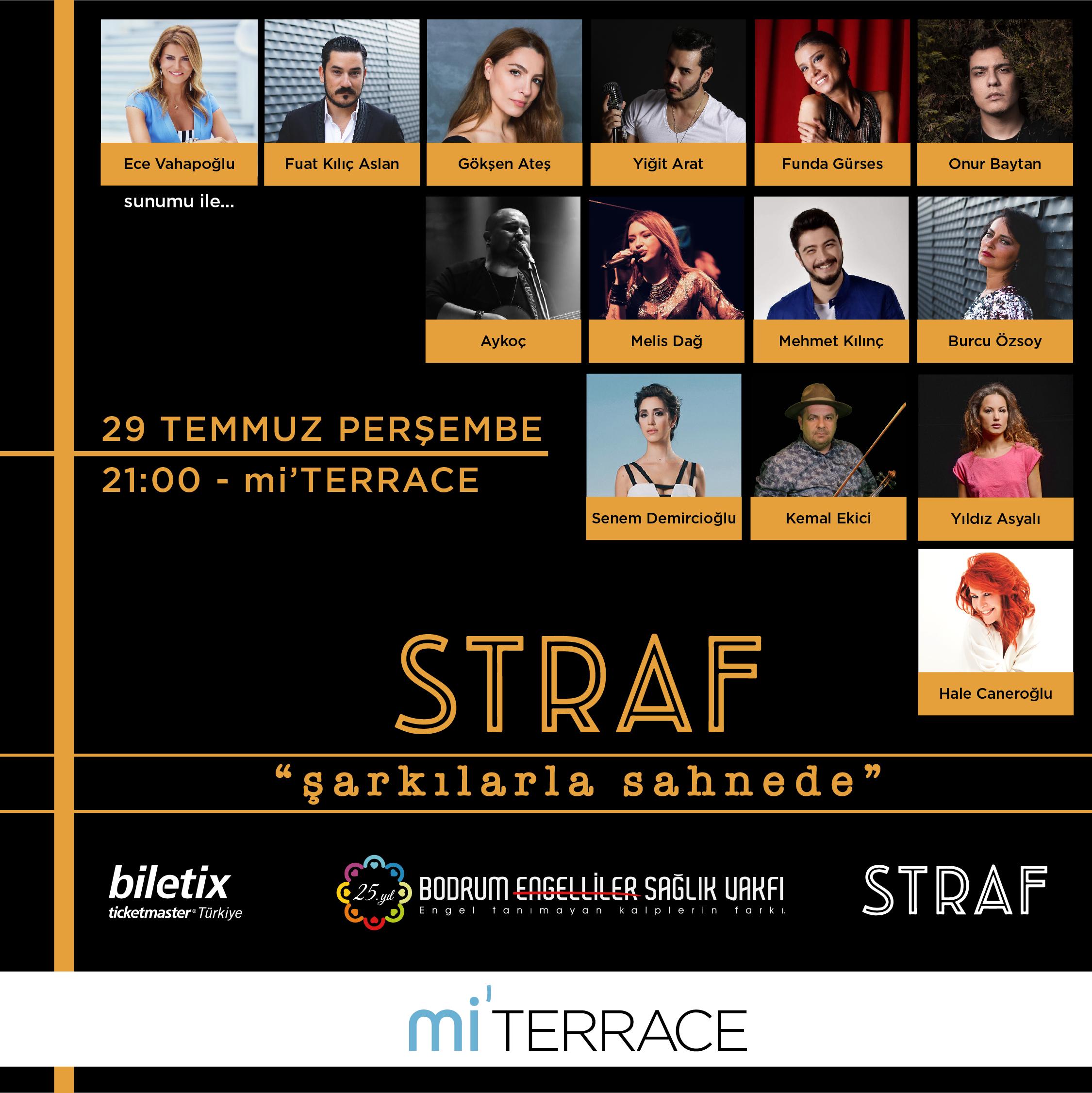 Straf, “Şarkılarla Sahnede”