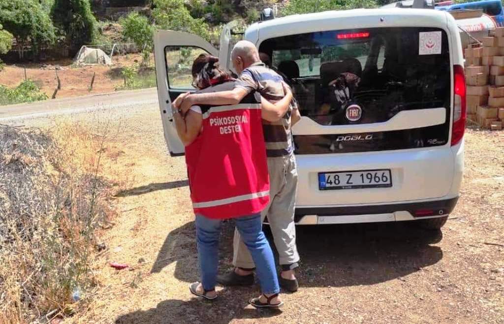 Yangından Etkilenen Bölgelere Psiko-Sosyal Destek