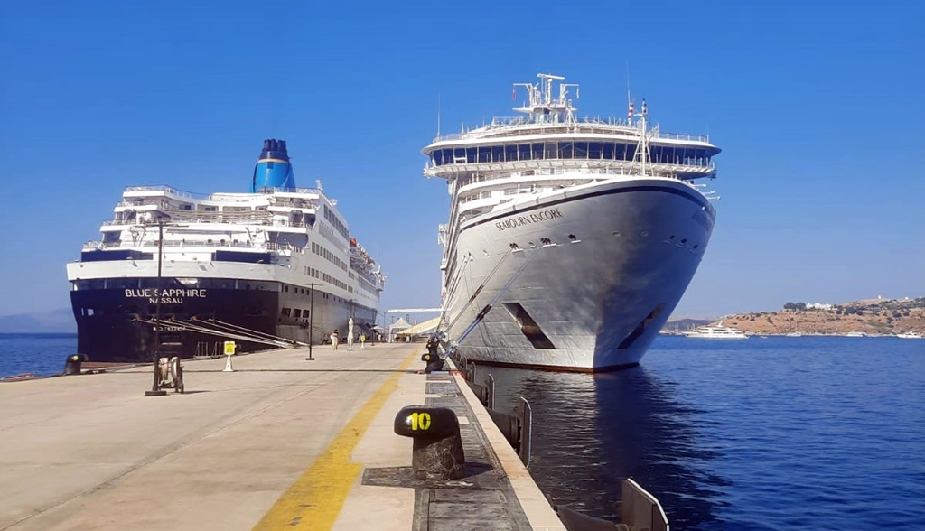 Seabourn Encore Bodrum'a yanaştırıldı