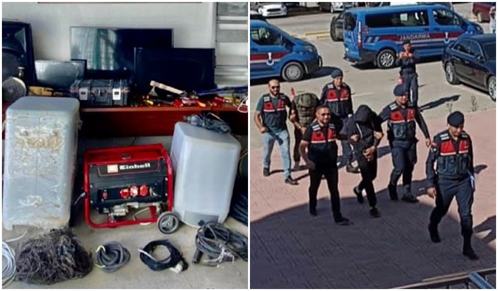 Gündoğan Bölgesinde Hırsızlık Yapıyorlardı