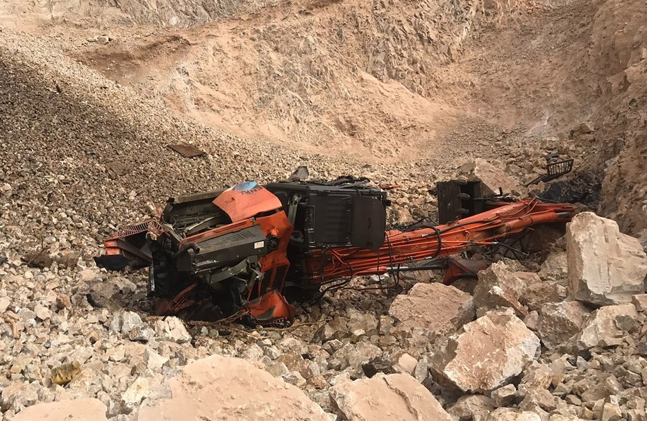Taş Ocağında Feci Kaza