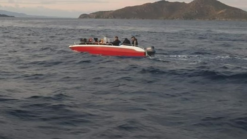 Bodrum açıklarında 39 düzensiz göçmen yakalandı