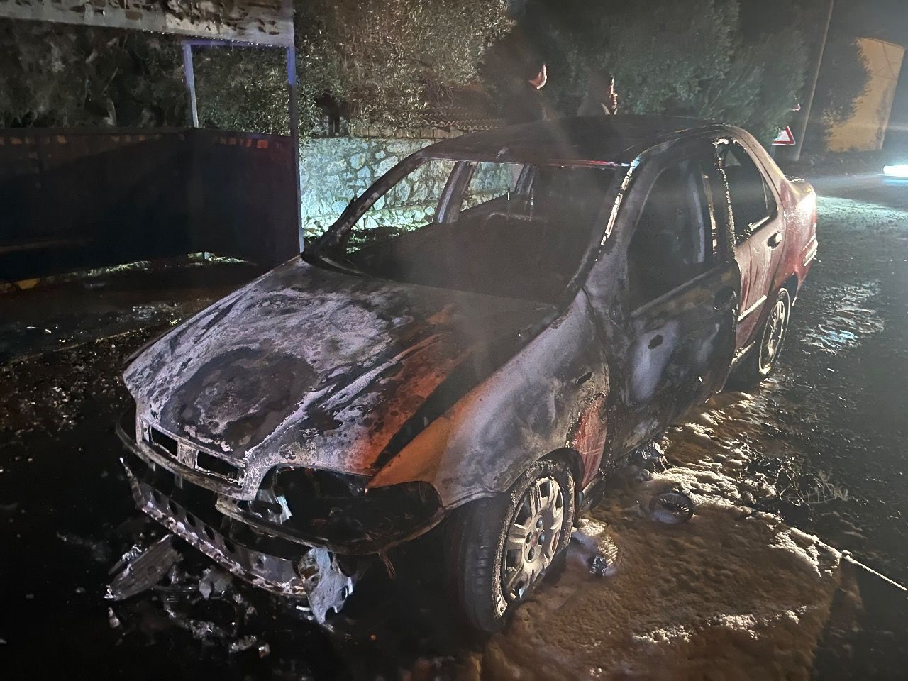 Seyir Halindeyken Yanmaya Başladı