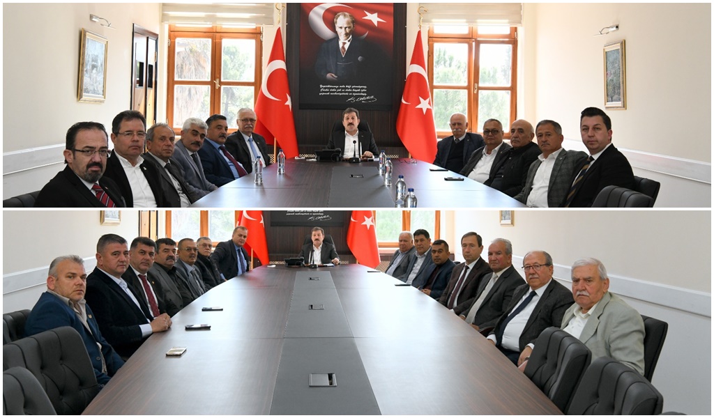 Vali Tavlı Oda Başkanları ile Buluştu