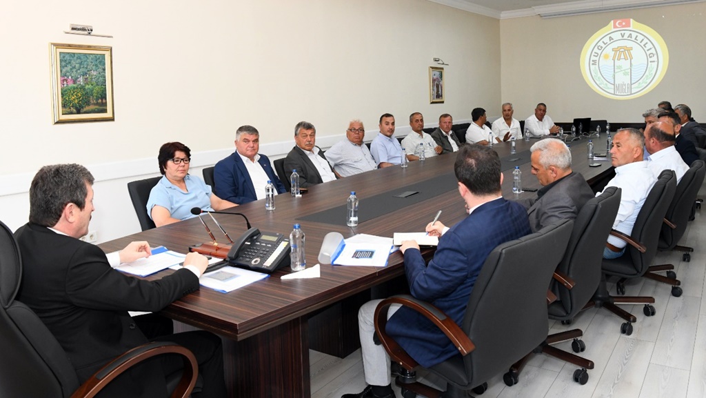 Bodrum Muhtarları da Toplantıdaydı
