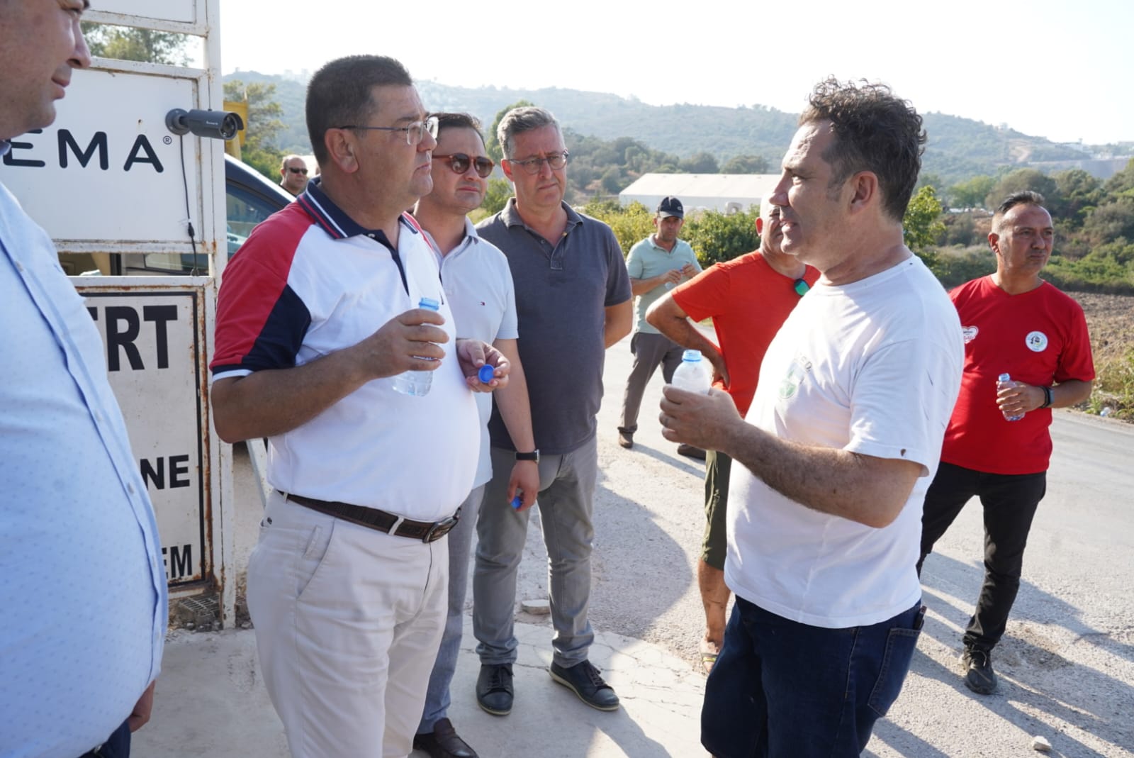 Sanatçı Ferhat Göçer Yangın Bölgesindeydi