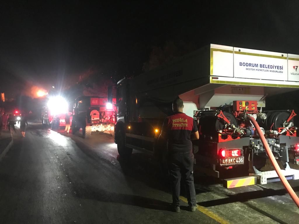Bağla'da Yangın Çıktı