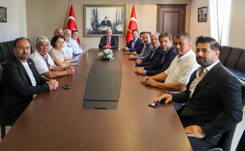 Başkanlardan Kaymakam Çit’e Ziyaret