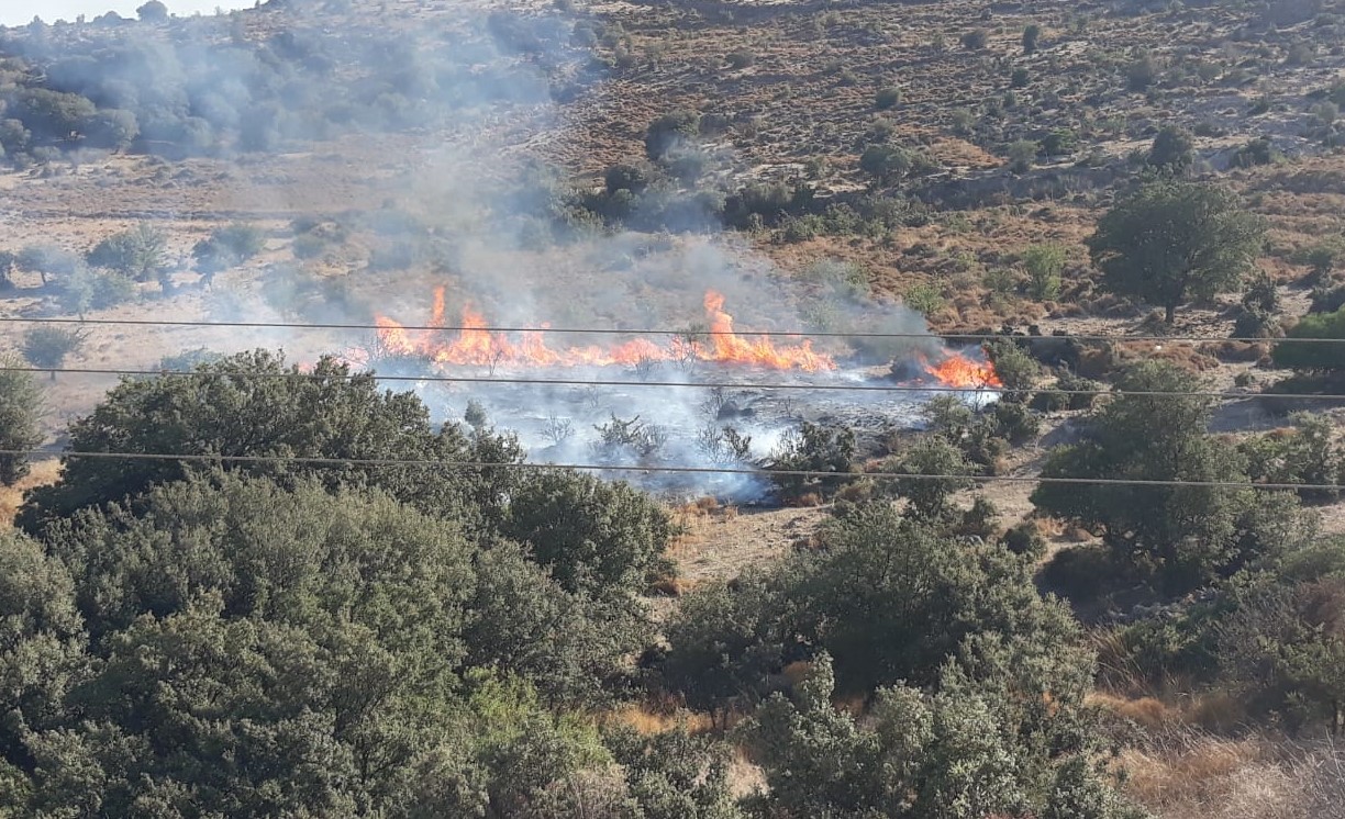 Bodrum'da Makilik Yangını