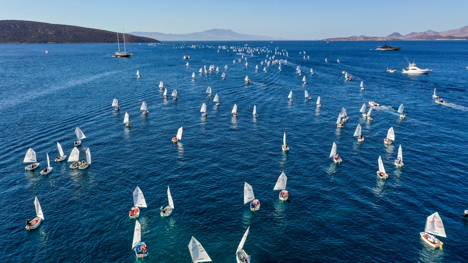 Bodrum Uluslararası Optimist Yarışları Start Aldı