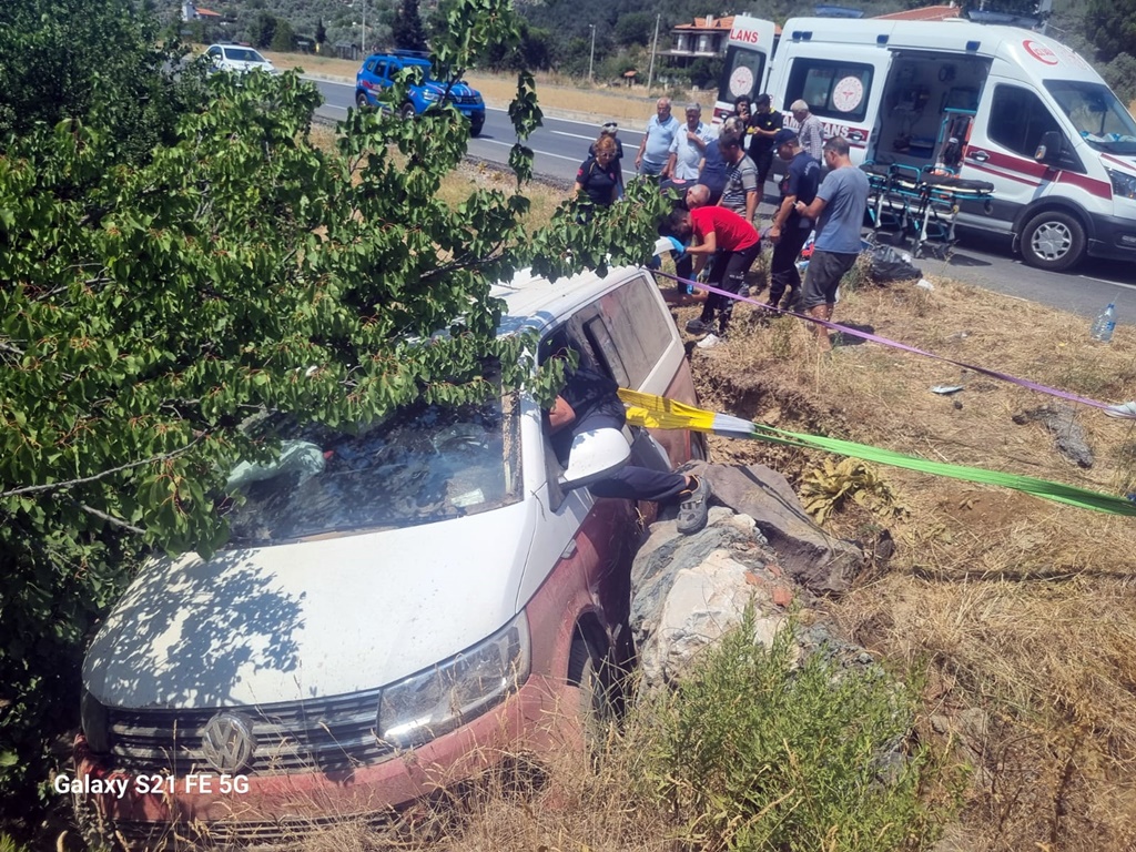 Minibüs Yoldan Çıktı