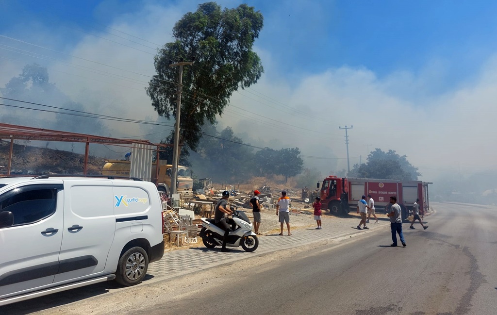 Bodrum'da Yangın