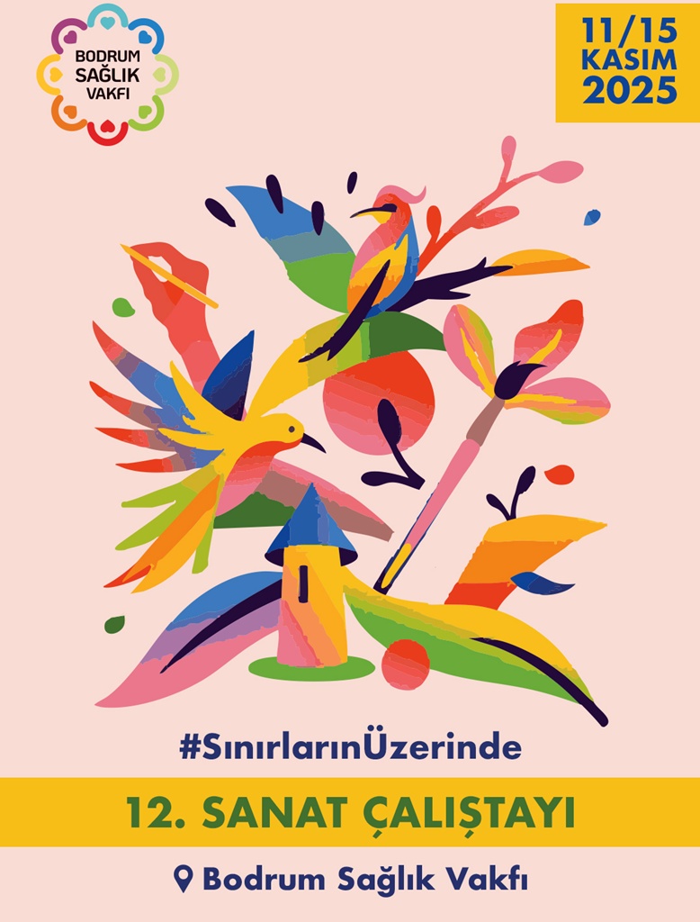 “Sınırların Üzerinde – 12. Bodrum Sağlık Vakfı Sanat Çalıştayı Sergisi” Metreküp Bodrum’da