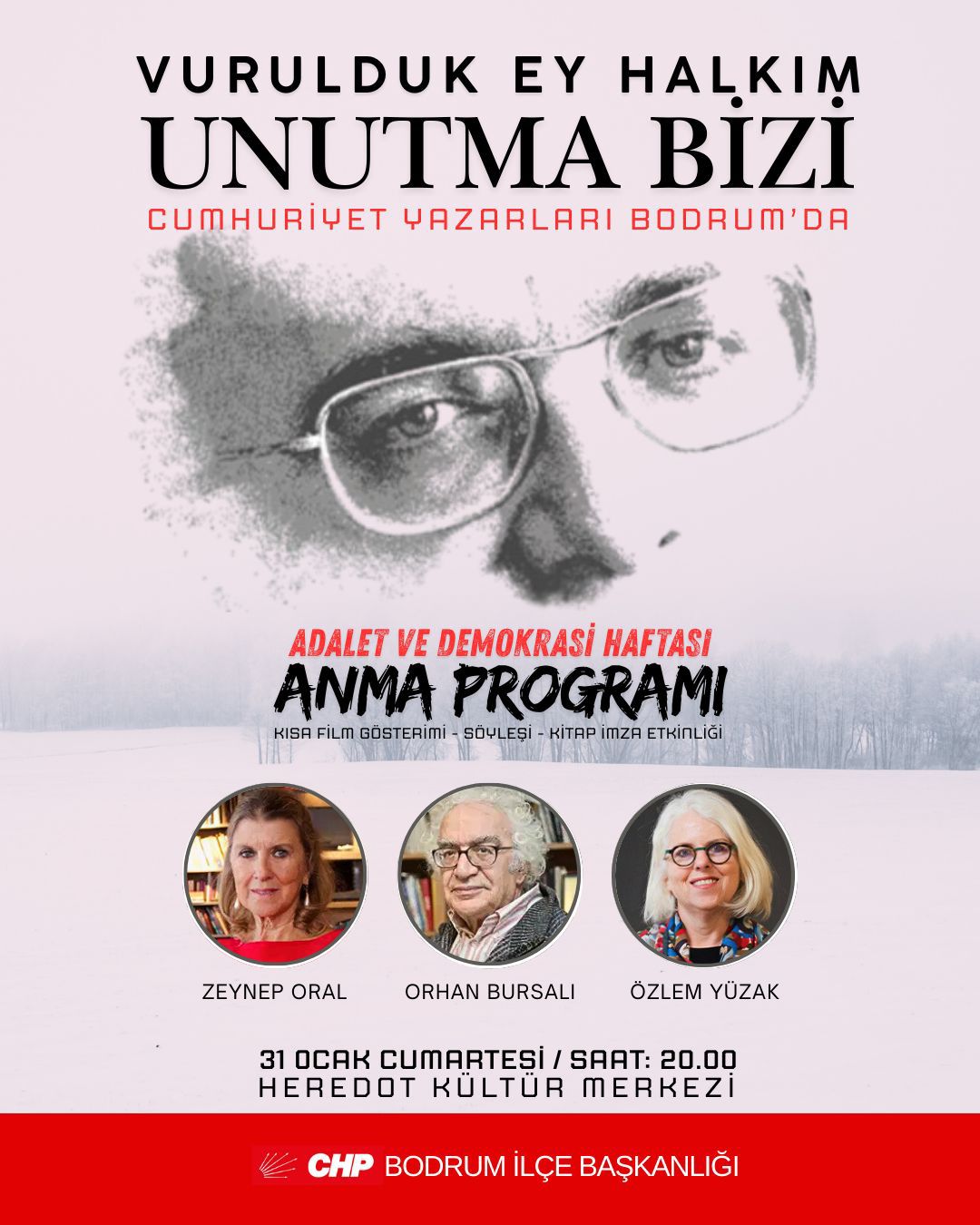 Cumhuriyet Yazarlarıyla Uğur Mumcu’yu Anılacak