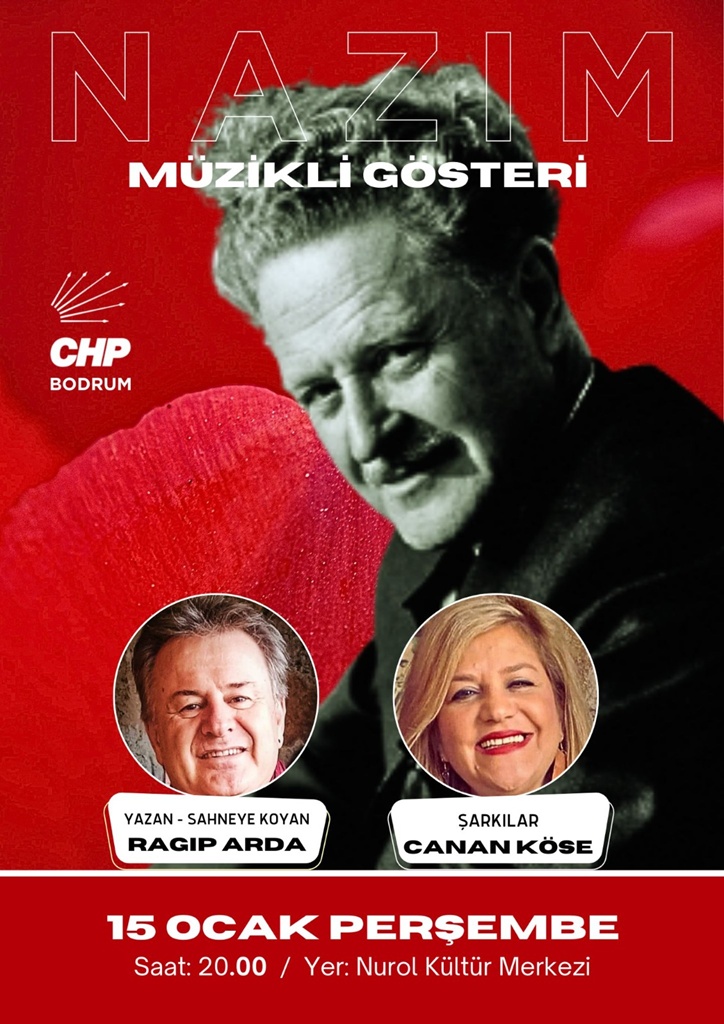 Bodrum’da Şiir ve Müzikle Anılacak