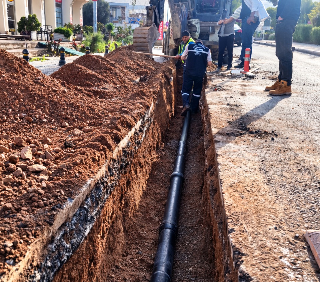 Yalıkavak’ta İçme Suyu Hat Yenileme Çalışması Başladı