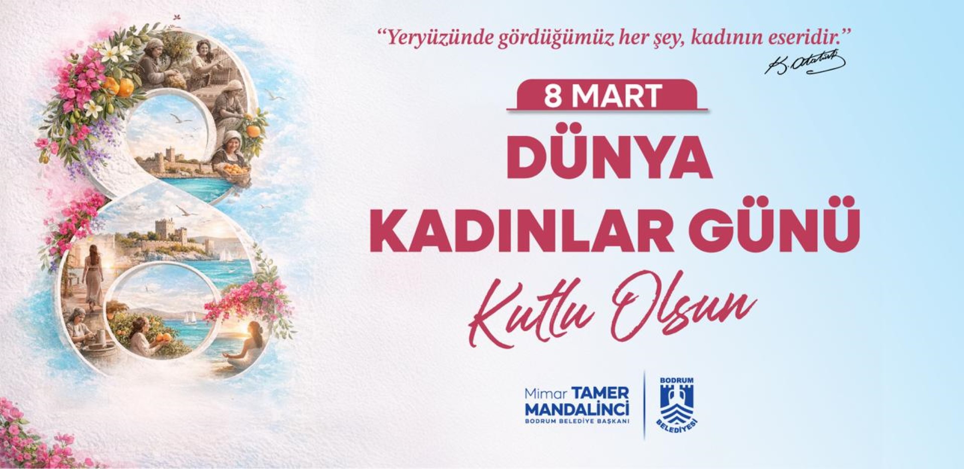 Başkan Mandalinci’den 8 Mart Dünya Kadınlar Günü Mesajı