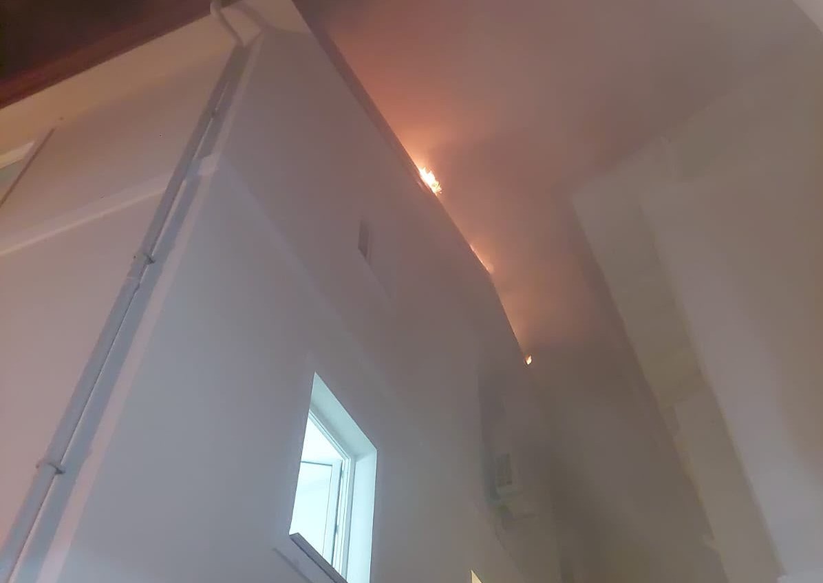 Elektrik Kablosu Yangın Çıkardı
