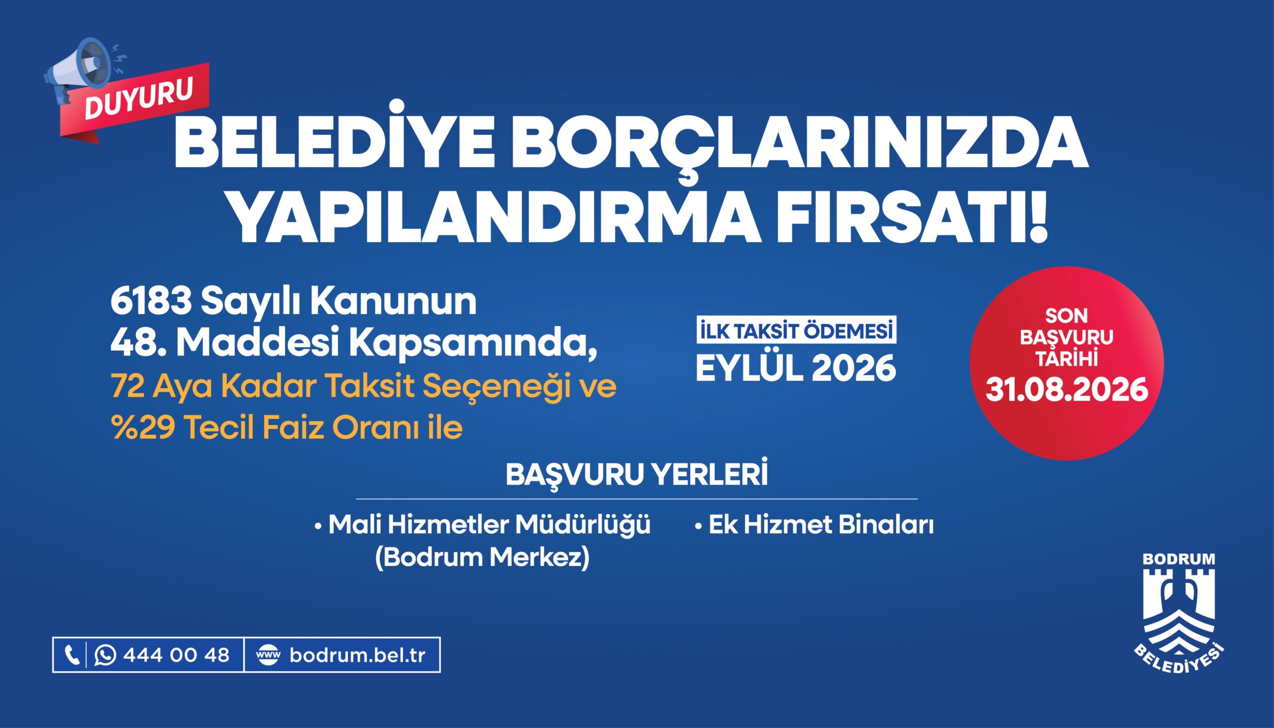 72 Aya Varan Taksitlendirme Fırsatı