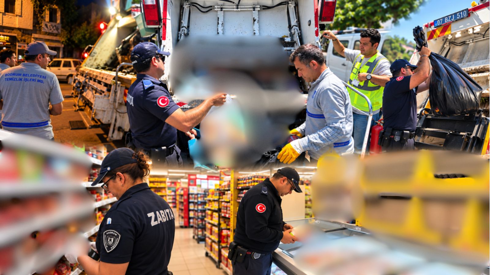 Zabıta Ekiplerinden Marketlere Sıkı Denetim