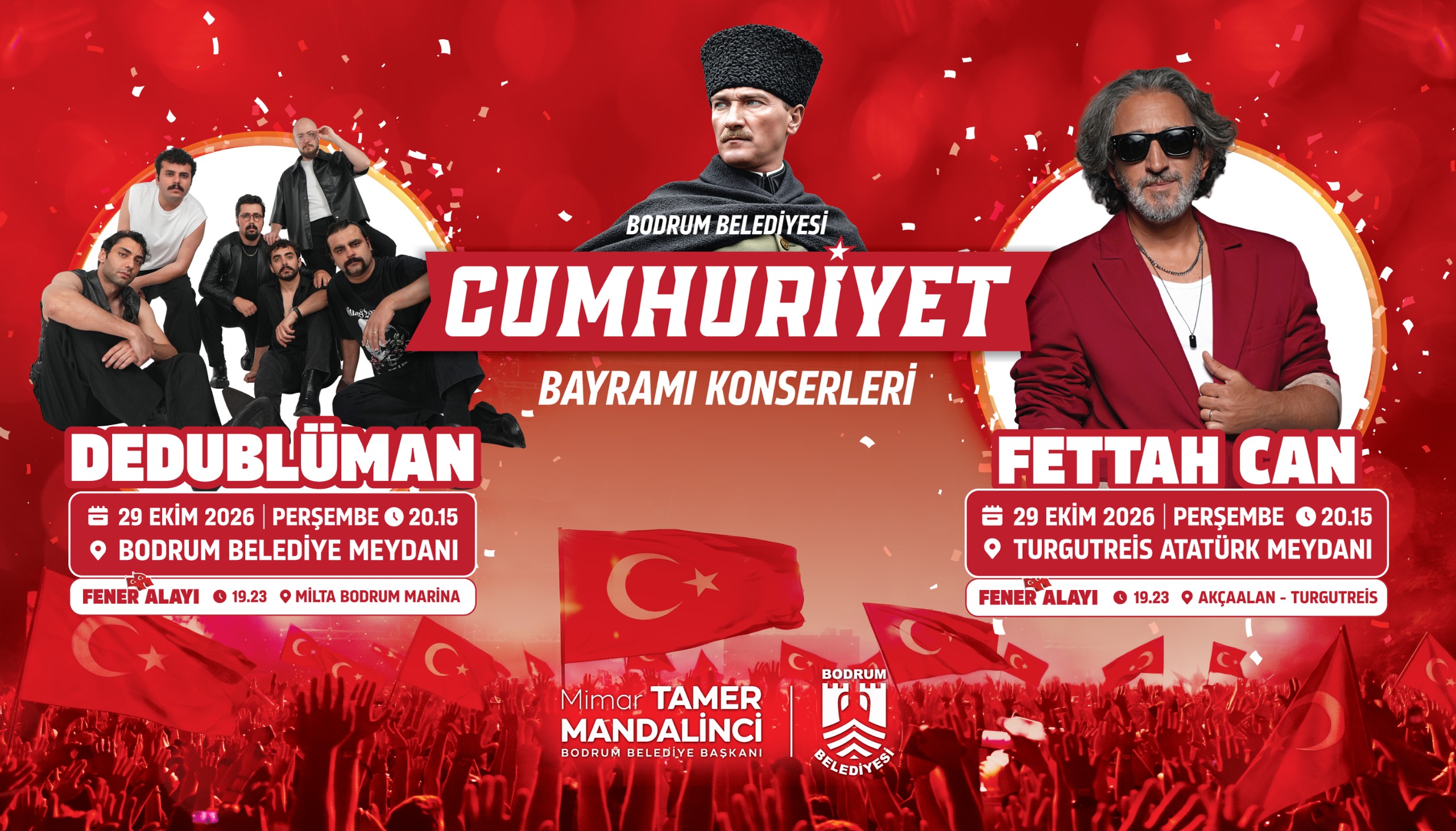 Bodrum’da Cumhuriyet Bayramı Coşkusu