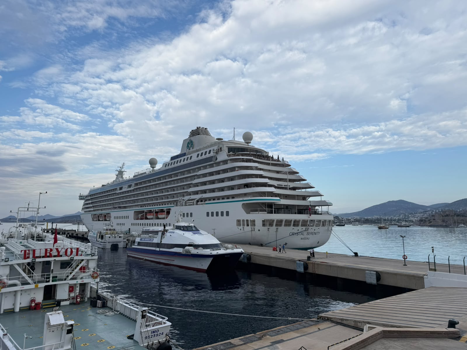 Bodrum'da Kurvaziyer Turizmi Devam Ediyor